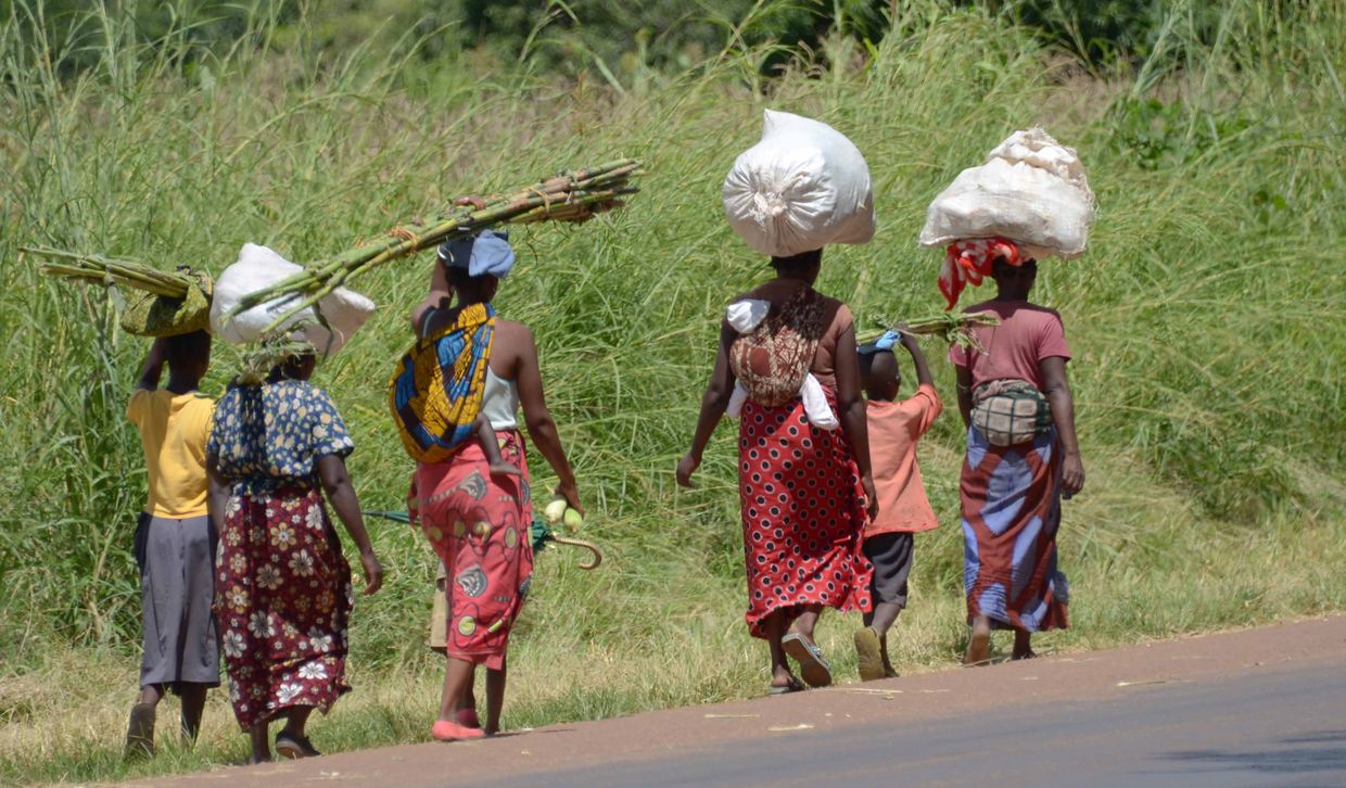 Group of women walking